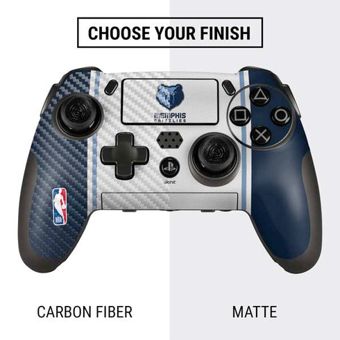 NBA Memphis Grizzlies Home Jersey PlayStation Scuf Vantage 2 Controller Skin